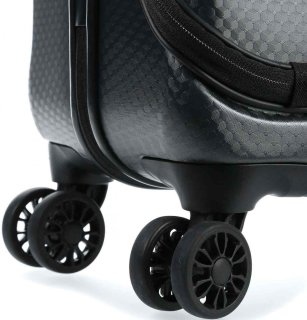 Малый чемодан из поликарбоната 40 л Titan Xenon Deluxe, серый