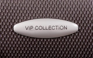 Малый чемодан из поликарбоната 45/54 л Vip Collection Galaxy 20 Brown