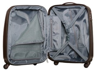 Малый чемодан из поликарбоната 45/54 л Vip Collection Galaxy 20 Brown