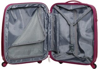 Малый чемодан из поликарбоната 45/54 л Vip Collection Galaxy 20 Lilac