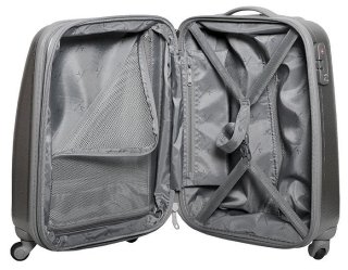 Малый чемодан из поликарбоната 45/54 л Vip Collection Galaxy 20 Silver