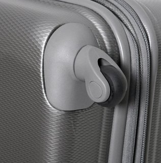 Малый чемодан из поликарбоната 45/54 л Vip Collection Galaxy 20 Silver