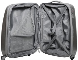 Малый чемодан из поликарбоната 45/54 л Vip Collection Galaxy 20 Silver