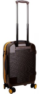 Малый чемодан из поликарбоната 46 л Vip Collection Bahamas 20 Brown