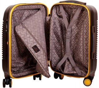 Малый чемодан из поликарбоната 46 л Vip Collection Bahamas 20 Brown