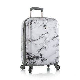 Малый чемодан из поликарбоната Heys Bianco (S) White Marble