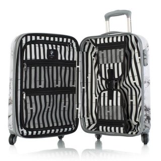 Малый чемодан из поликарбоната Heys Bianco (S) White Marble