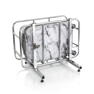 Малый чемодан из поликарбоната Heys Bianco (S) White Marble