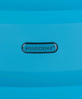 Мала валіза із поліпропілену 35 л Puccini Acapulco, блакитний