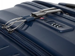 Мала валіза із поліпропілену 39 л March Gotthard Cabin Size, темно-синій