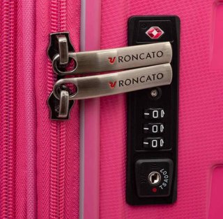 Мала валіза із поліпропілену 41/47 л Roncato Spirit, рожевий
