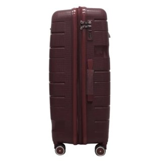 Малый чемодан Milano Bag на 47/54 л весом 2,6 кг из полипропилена Бордовый