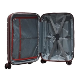 Малый чемодан Milano Bag на 47/54 л весом 2,6 кг из полипропилена Бордовый