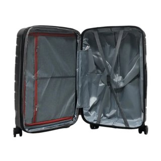 Малый чемодан Milano Bag на 47/54 л весом 2,6 кг из полипропилена Черный