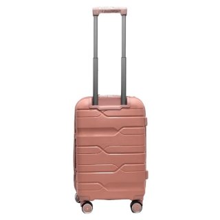 Малый чемодан Milano Bag на 47/54 л весом 2,6 кг из полипропилена Розовый