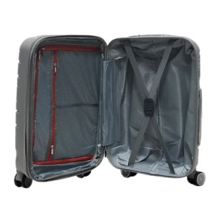 Малый чемодан Milano Bag на 47/54 л весом 2,6 кг из полипропилена Серый