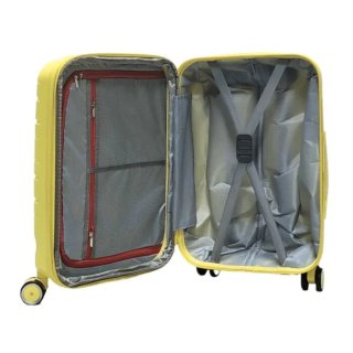 Малый чемодан Milano Bag на 47/54 л весом 2,6 кг из полипропилена Желтый