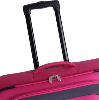 Мала валіза на 2-х колесах 38 л Travelite Naxos, рожевий