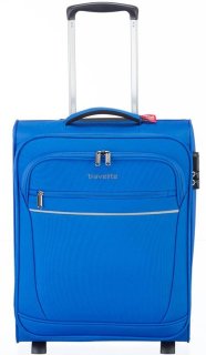Мала валіза на 2-х колесах 44 л Travelite Cabin Royal Blue