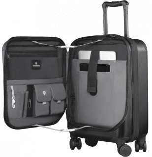 Малый чемодан на 4-х колесах 29/36 л Victorinox Travel Spectra 2.0, черный