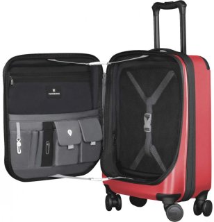 Малый чемодан на 4-х колесах 29/36 л Victorinox Travel Spectra 2.0, красный