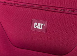 Мала валіза на 4-х колесах 35 л CAT Cargo Easy, бордовий