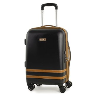Малый чемодан на 4-х колесах 35 л Rock Valence Black Hardshell (S)