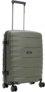 Малый чемодан на 4-х колесах 35 л Titan Highlight Khaki