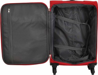 Малый чемодан на 4-х колесах 35 л Travelite Paklite Rocco, красный