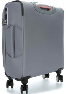 Мала валіза на 4-х колесах 36 л Titan Spotlight Soft, сіра