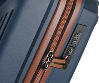 Мала валіза на 4-х колесах 40 л Titan Paradoxx, темно-синя