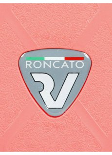 Малый чемодан на 4-х колесах из полипропилена 30 л Roncato Light, кораловый