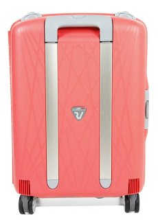 Малый чемодан на 4-х колесах из полипропилена 30 л Roncato Light, кораловый