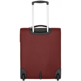Мала валіза на двох колесах Travelite Cabin ручна поклажа на 44 л вагою 1,9 кг Бордова