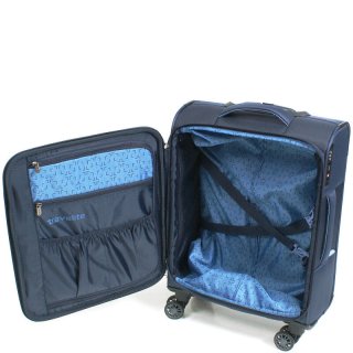 Малый чемодан под ручную кладь Travelite Capri на 38 л весом 2,6 кг Синий