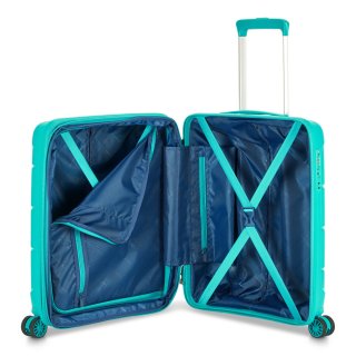 Мала валіза ручна поклажа Modo by Roncato Starlight 3.0 – 40/50 л, 2,6 кг Бирюзова