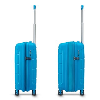 Малый чемодан ручная кладь Modo by Roncato Starlight 3.0 – 40/50 л, 2,6 кг Голубой