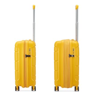 Мала валіза ручна поклажа Modo by Roncato Starlight 3.0 – 40/50 л, 2,6 кг Жовта
