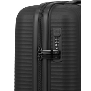Мала валіза ручна поклажа Travelite Air Stripe – 39 л, 2,3 кг Чорна