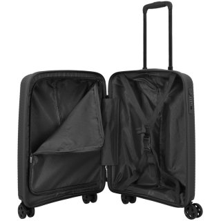 Мала валіза ручна поклажа Travelite Air Stripe – 39 л, 2,3 кг Чорна