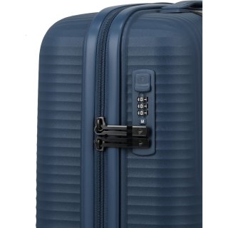 Мала валіза ручна поклажа Travelite Air Stripe – 39 л, 2,3 кг Синя