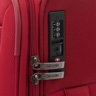Мала валіза ручна поклажа Travelite Capri – 41/50 л, 2,7 кг Червона