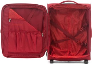 Мала валіза ручна поклажа Travelite Capri – 41/50 л, 2,7 кг Червона