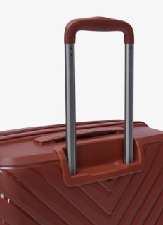 Малый чемодан ручная кладь V&V Travel Invictus – 40 л, 2,2 кг Бордовый