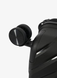 Мала валіза ручна поклажа V&V Travel Invictus – 40 л, 2,2 кг Чорна