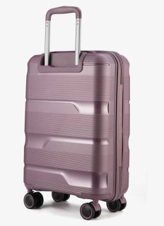 Мала валіза ручна поклажа V&V Travel Metallo – 38 л, 2,4 кг Рожева