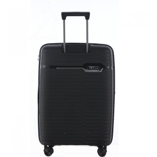 Малый чемодан ручная кладь V&V Travel Summer Breeze из полипропилена на 40 л весом 2,3 кг Красный