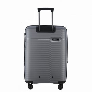 Малый чемодан ручная кладь V&V Travel Summer Breeze из полипропилена на 40 л весом 2,3 кг Серый