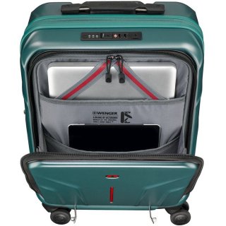 Малый чемодан ручная кладь Wenger Amplix Hardside – 36/45 л, 3,43 кг Зеленый