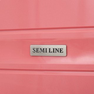 Малый чемодан Semi Line для ручной клади на 31 л весом 2,15 кг из полипропилена Розовый